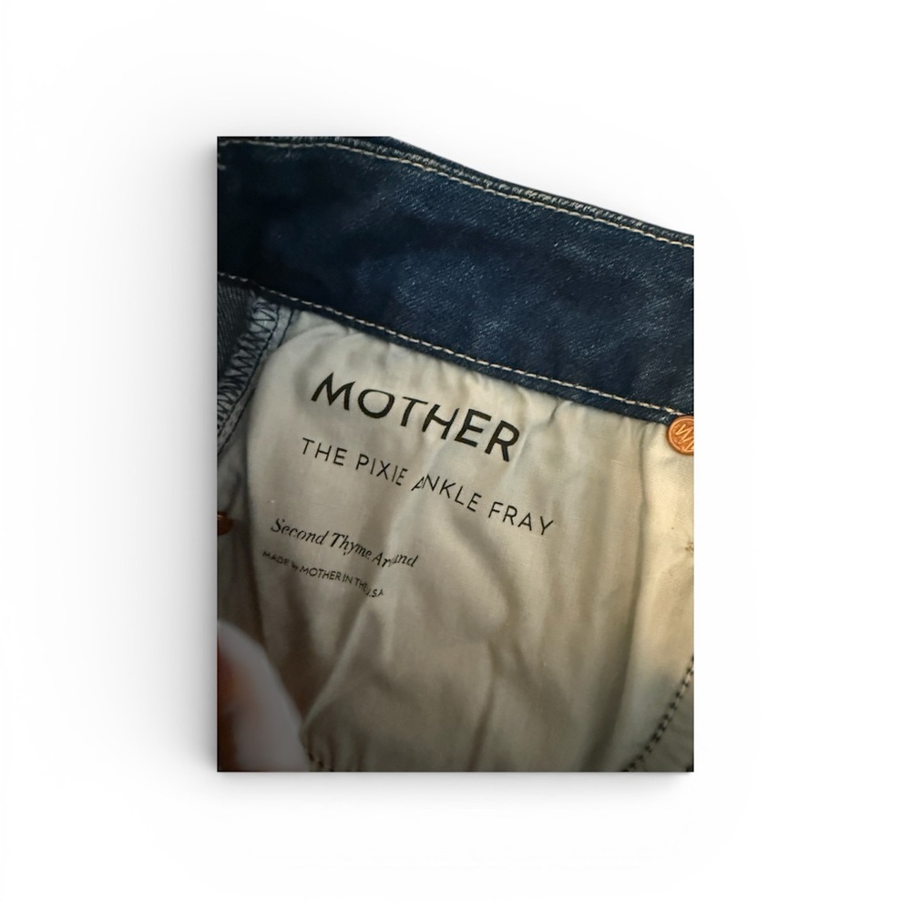 MOTHER High Rise Blue Jeans - Picture 3 of 5